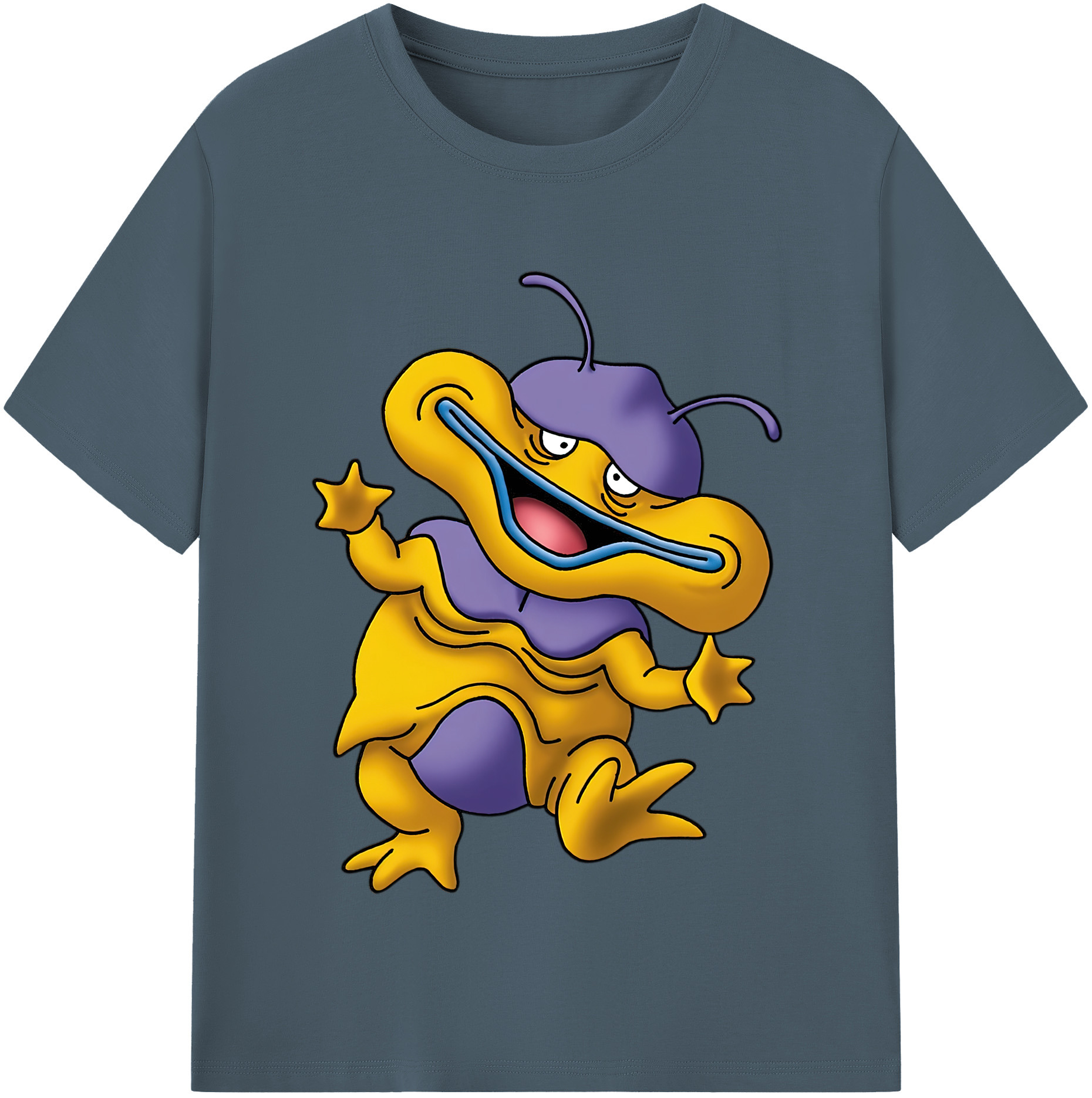 （画像用） ドラゴンクエスト Doragon Kuesuto Dragon Quest 綿100％半袖Tシャツ（フロントプリント）